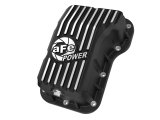 AFE Power Automatic Transmission Pans 46-71400B aFe POWER Pro Series Pan Black w/ Machined Fins Jeep Wrangler (JL) 18-25 L4-2.0L (t) thumbnail 1