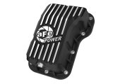 AFE Power Automatic Transmission Pans 46-71400B aFe POWER Pro Series Pan Black w/ Machined Fins Jeep Wrangler (JL) 18-25 L4-2.0L (t) thumbnail 2