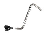 AFE Power Exhaust Systems 49-37045-B Takeda 3 IN 304 Stainless Steel Axle-Back w/ Black Tip Hyundai Elantra N Line 21-25 L4-1.6L (t) thumbnail 6