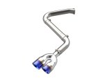 AFE Power Exhaust Systems 49-37045-L Takeda 3 IN 304 Stainless Steel Axle-Back w/ Blue Flame Tip Hyundai Elantra N Line 21-25 L4-1.6L (t) thumbnail 1