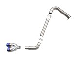 AFE Power Exhaust Systems 49-37045-L Takeda 3 IN 304 Stainless Steel Axle-Back w/ Blue Flame Tip Hyundai Elantra N Line 21-25 L4-1.6L (t) thumbnail 6