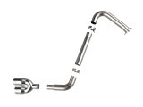 AFE Power Exhaust Systems 49-37045-P Takeda 3 IN 304 Stainless Steel Axle-Back w/ Polished Tip Hyundai Elantra N Line 21-25 L4-1.6L (t) thumbnail 6