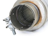 AFE Power Mufflers 49M30059 MACH Force-Xp 304 Stainless Steel Muffler 3 IN ID Center/Center x 5 IN Dia. x 19 IN Overall Length - Round Body thumbnail 4