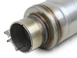 AFE Power Mufflers 49M30059 MACH Force-Xp 304 Stainless Steel Muffler 3 IN ID Center/Center x 5 IN Dia. x 19 IN Overall Length - Round Body thumbnail 6