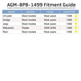 AGM Products Master Cylinder Reservoir Covers AGM-BPB-1499 Brake Cap - Chrysler / Dodge / Jeep / Mitsubishi / Ram thumbnail 4