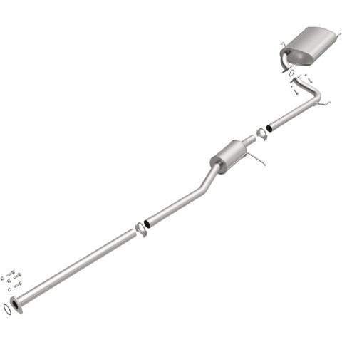BRExhaust Direct-Fit Exhaust Systems for 1998-2002 ACCORD - 106-0096 Systems, Direct-Fit, Cat-back, Single, Steel, Aluminized, Rear Exit, use on Honda®, Kit