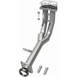 BRExhaust Direct-Fit Intermediate Pipes for 1996-1998 CIVIC - 107-0014 Exhaust Pipes, Pipes, Stainless Steel, Natural, 2.000 in. O.D., use on Acura®, use on Honda®, Each thumbnail 2