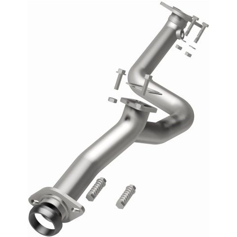 BRExhaust Direct-Fit Intermediate Pipes for 2009-2012 ESCAPE, 2009-2010 MARINER, 2009-2011 TRIBUTE - 107-0019 Exhaust Pipes, Pipes, Stainless Steel, Natural, 2.000 in. O.D., Ford, Mazda, Mercury, Each thumbnail 1