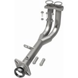 BRExhaust Direct-Fit Intermediate Pipes for 1997-2001 CR-V - 107-0024 Exhaust Pipes, Pipes, Stainless Steel, Natural, 2.000 in. O.D., use on Honda®, Each thumbnail 1