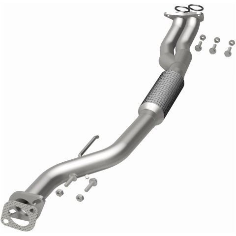 BRExhaust Direct-Fit Intermediate Pipes for 2000-2002 SENTRA - 107-0026 Exhaust Pipes, Pipes, Stainless Steel, Natural, 2.000 in. O.D., Nissan, Each thumbnail 1