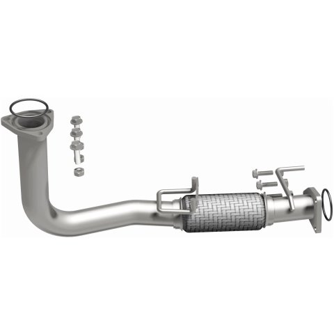 BRExhaust Direct-Fit Intermediate Pipes for 1998-2002 ACCORD - 107-0028 Exhaust Pipes, Pipes, Stainless Steel, Natural, 2.000 in. O.D., use on Honda®, Each thumbnail 1