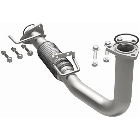 BRExhaust Direct-Fit Intermediate Pipes for 1998-2002 ACCORD - 107-0028 Exhaust Pipes, Pipes, Stainless Steel, Natural, 2.000 in. O.D., use on Honda®, Each thumbnail 3