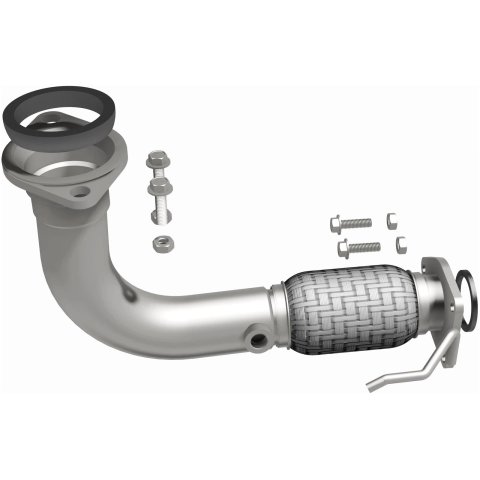 BRExhaust Direct-Fit Intermediate Pipes for 2004-2008 TSX - 107-0051 Exhaust Pipes, Pipes, Stainless Steel, Natural, 2.500 in. O.D., use on Acura®, Each