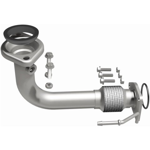 BRExhaust Direct-Fit Intermediate Pipes for 2003-2007 ACCORD - 107-0054 Exhaust Pipes, Pipes, Stainless Steel, Natural, 2.000 in. O.D., use on Honda®, Each thumbnail 1
