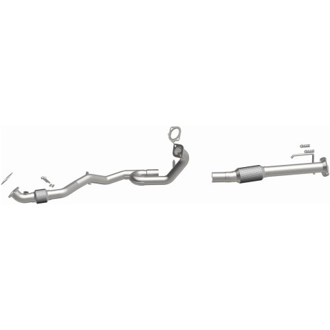 BRExhaust Direct-Fit Intermediate Pipes for 2007-2008 ACADIA, OUTLOOK, 2008 ENCLAVE - 107-0060 Exhaust Pipes, Pipes, Stainless Steel, Natural, 2.000 in. O.D., Buick, GMC, Saturn, Each thumbnail 1
