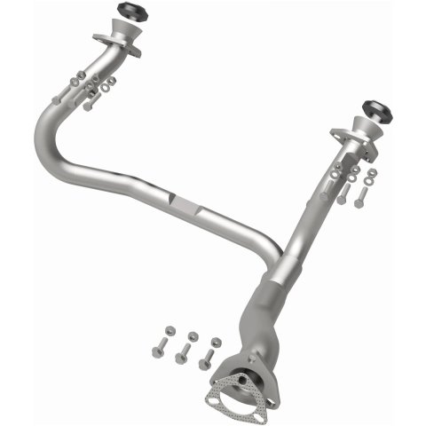 BRExhaust Direct-Fit Intermediate Pipes 107-0065 Exhaust Pipes, Pipes, Stainless Steel, Natural, 2.250 in. O.D., Chevrolet, GMC, Oldsmobile, Each