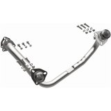 BRExhaust Direct-Fit Intermediate Pipes 107-0065 Exhaust Pipes, Pipes, Stainless Steel, Natural, 2.250 in. O.D., Chevrolet, GMC, Oldsmobile, Each thumbnail 2