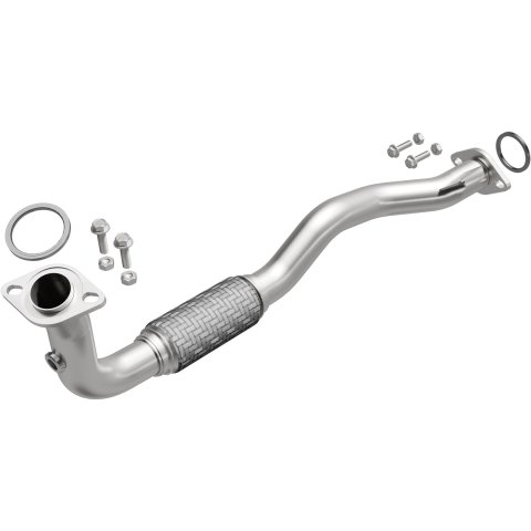 BRExhaust Direct-Fit Intermediate Pipes for 1995-1997 COROLLA, PRIZM - 107-0087 Exhaust Pipes, Pipes, Stainless Steel, Natural, 2.000 in. O.D., Geo, Toyota, Each