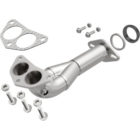 BRExhaust Direct-Fit Intermediate Pipes for 2006-2012 ECLIPSE, 2004-2012 GALANT - 107-0107 Exhaust Pipes, Pipes, Stainless Steel, Natural, 3.000 in. O.D., Mitsubishi, Each thumbnail 2