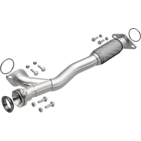 BRExhaust Direct-Fit Intermediate Pipes for 2006-2012 FUSION, 2006-2011 MILAN, 2006 ZEPHYR - 107-0216 Exhaust Pipes, Pipes, Stainless Steel, Natural, Ford, Lincoln, Mercury, Each