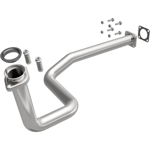 BRExhaust Direct-Fit Intermediate Pipes for 1987-1990 CHEROKEE, COMANCHE, WAGONEER - 107-0232 Exhaust Pipes, Pipes, Stainless Steel, Natural, 2.250 in. O.D., Jeep, Each