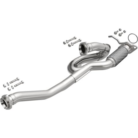 BRExhaust Direct-Fit Intermediate Pipes for 2005-2007 FREESTYLE - 107-0255 Exhaust Pipes, Pipes, Stainless Steel, Natural, Ford, 3.0L, Each thumbnail 1