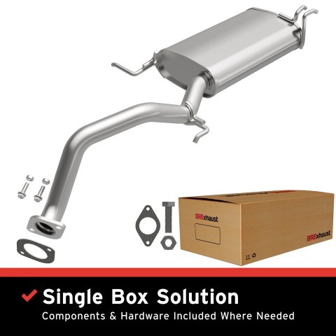 BRExhaust - Exhaust Pipes, Intermediate Pipes for 2010-2012 SANTA FE, 2011-2013 SORENTO 108-0015 Direct-Fit Rear Muffler Kit thumbnail 5