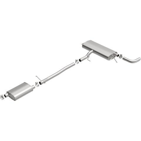 BRExhaust Direct-Fit Exhaust Systems for 2010-2017 EQUINOX, TERRAIN - 116-0020 Systems, Direct-Fit, Replacement, OEM Style, Mid-Section Back, Bolt-On, Stainless Steel, Natural, with Hangers, Hardware, Chevy, GMC, Kit thumbnail 4