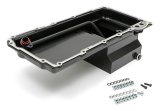 Hamburger's Performance Street LS Swap Oil Pans 0171 Pan, Pan, Street/Strip Style, Wet Rear Sump Style, 7.00 qts. Capacity, Steel, Black, Buick, Chevy, GMC, LS, Each thumbnail 1