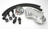 Hamburger's Performance Billet Aluminum Remote Oil Filter Relocation Kits 3318 Relocation, True Dual, Aluminum, With Hardware, Hoses, Kit thumbnail 4
