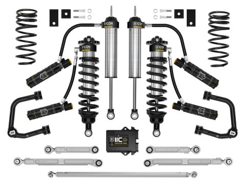 Icon Vehicle Dynamics Stage 4 3.0 Suspension Lift Kits for 2023-2024 SEQUOIA - K53254T Kit, Coil Springs With Shocks, , 1.250-3.250 in. lift, Front, 0.00-1.00 in. lift, Rear,Toyota, Kit