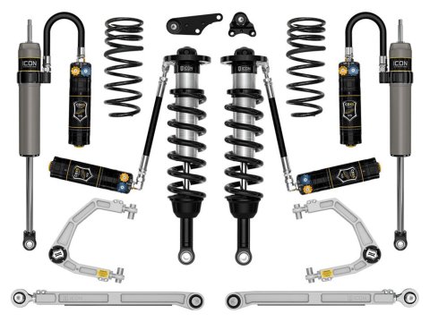 ICON Vehicle Dynamics - Suspension Leveling & Lift Kits for 2024 TACOMA K53299S 24 1.25-3" STAGE 9 SUSPENSION SYSTEM BILLET WITH TRIPLE RATE SPRING