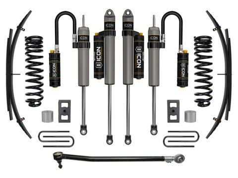 ICON Vehicle Dynamics - Suspension Leveling & Lift Kits for 2023 F-250 SUPER DUTY, F-350 DUTY K62564L 23 FORD F250/F350 DIESEL 2.5" STAGE 4 SUSPENSION SYSTEM W/ EXPANSION PACK
