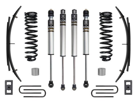 ICON Vehicle Dynamics - Suspension Leveling & Lift Kits for 2023 F-250 SUPER DUTY, F-350 DUTY K62591L 23 FORD F250/F350 GAS 2.5" STAGE 1 SUSPENSION SYSTEM W/ EXPANSION PACK