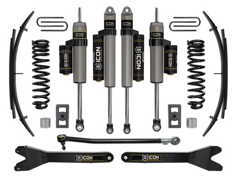 ICON Vehicle Dynamics - Suspension Leveling & Lift Kits for 2023 F-250 SUPER DUTY, F-350 DUTY K62593RL 23 FORD F250/F350 GAS 2.5" STAGE 3 SUSPENSION SYSTEM W/ RADIUS ARMS/EXPANSION PACK