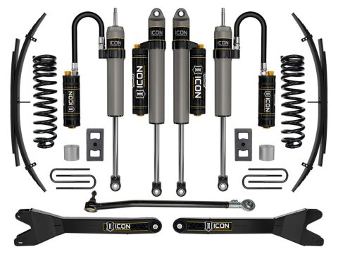 ICON Vehicle Dynamics - Suspension Leveling & Lift Kits for 2023 F-250 SUPER DUTY, F-350 DUTY K62594RL 23 FORD F250/F350 GAS 2.5" STAGE 4 SUSPENSION SYSTEM W/ RADIUS ARMS/EXPANSION PACK