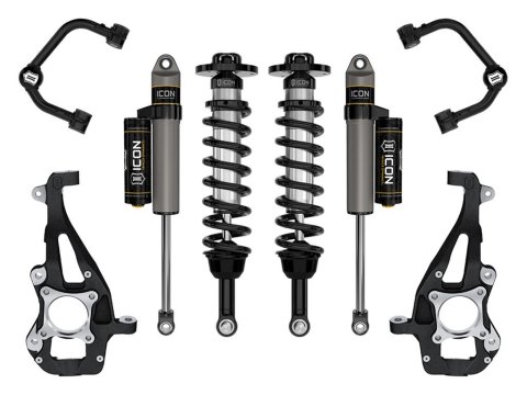 ICON Vehicle Dynamics - Suspension Leveling & Lift Kits for 2021-2024 F-150 K93142T LIFT KIT W TUBULAR UCA 21-23 FORD F150 4WD 3.5-4.5" STAGE 2 SUSPENSION SYSTEM W TUBULAR UCA