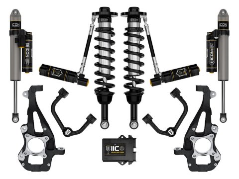 ICON Vehicle Dynamics - Suspension Leveling & Lift Kits for 2021-2024 F-150 K93145T LIFT KIT W TUBULAR UCA 21-23 FORD F150 4WD 3.5-4.5" STAGE 5 SUSPENSION SYSTEM W TUBULAR UCA
