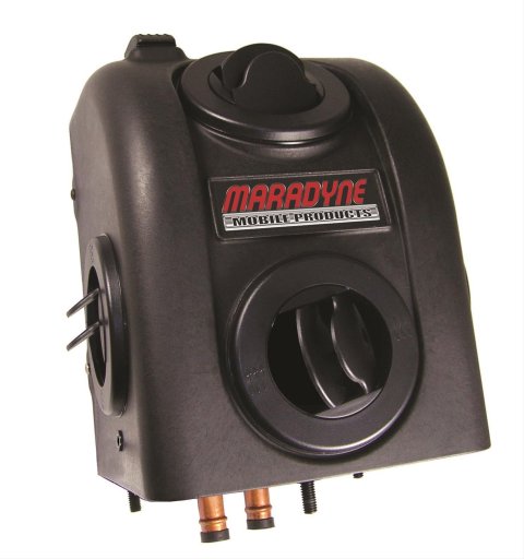 Maradyne Santa Fe Auxiliary Heaters HC-400012 Floor Mount Heater, Universal, 12-Volt, 2-Speed, Black, Each thumbnail 2
