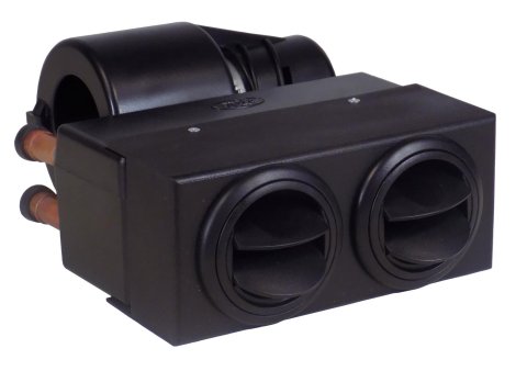 Maradyne Durango Auxiliary Heaters HF-100012-M Heaters, Durango, Under Dash, Compact, Hydronic, with 2-Speed Switch/Bezel and Mount Bracket, Single Scroll Blower, 12 VDC, ABS, Black, Each thumbnail 1