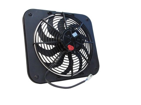 12 Inch 1,700 CFM Maradyne Jetstreme Electric Fan MJS12KPSC Fan, I Platinum Supreme, in. Diameter, Puller, with Switch, Each