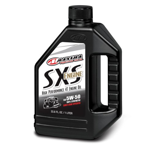 5w50 Maxima SXS Synthethic Engine Oil 30-18901 Oil, SXS, 5W50, 1 Liter, Each thumbnail 1