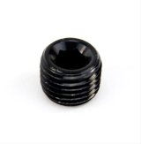 Nitrous Outlet Plug Fittings 00-01003 1/4 NPT Hex ( Black) thumbnail 1
