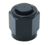 Nitrous Outlet AN Cap Fittings 00-01053 Fitting, 8AN Aluminum (Black) thumbnail 1