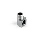 Nitrous Outlet Couplers 00-01125-B Fitting, Coupler, Union, NPT to NPT, 90 Degree, Aluminum, Nickel Plated, 1/8 in. NPT, 1/8 in. NPT, Each thumbnail 3