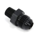 Nitrous Outlet AN to NPT Adapter Fittings 00-01153 Fitting, Adapter, NPT, Straight, Aluminum, Black Anodized, -6 AN, 1/8 in. NPT, Each thumbnail 3
