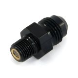 Nitrous Outlet AN to NPT Adapter Fittings 00-01153-F Fitting, Adapter, NPT, Straight, Aluminum, Black Anodized, -6 AN, 1/8 in. NPT, Each thumbnail 2