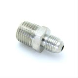 Nitrous Outlet AN to NPT Adapter Fittings 00-01154-B Fitting, Adapter, NPT, Straight, Aluminum, Nickel Plated, -3 AN, 1/4 in. NPT, Each thumbnail 1