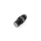 Nitrous Outlet AN to NPT Adapter Fittings 00-01156-F Fitting, Adapter, NPT, Straight, Aluminum, Black Anodized, -6 AN, 1/4 in. NPT, Each thumbnail 1