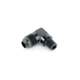 Nitrous Outlet AN to NPT Adapter Fittings 00-01356 Fitting, Adapter, NPT, 90 Degree, Aluminum, Black Anodized, -8 AN, 1/4 in. NPT, Each thumbnail 3